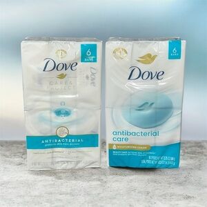 Dove Antibacterial Care Beauty Bar - White & Blue x2